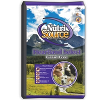 Nutrisource Grain Free Heartland Select Dog Food, Made With Bison, 30#  