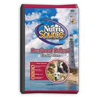 Nutrisource Grain Free Seafood Select Dog Food Made With Salmon, 30#  