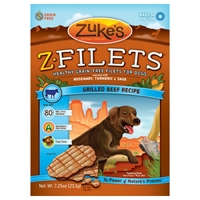 Zuke's Grain Free Z-Filets Prime Beef  7.5 oz.  