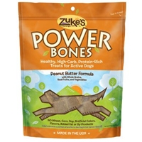 Zuke's Performance Power Bones Peanut Butter Flavor 6 oz. Pouch