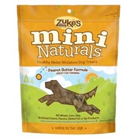 Zuke's Performance Mini Naturals Peanut Butter Flavor 1 Lb Bag