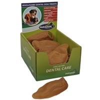Paragon Vegetarian Veggie Ear Dental Dog Treat 7.2" 18 ct. Display Box  
