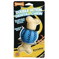 Nylabone Double Action Dental Chew Round Ball
