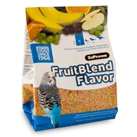 Zupreem Fruit Blend Flavor Premium Bird Food Small Parakeet 2 lb. Bag
