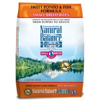 Natural Balance Sweet Potato & Fish Formula Small Breed Bites, 12.5 Lb  