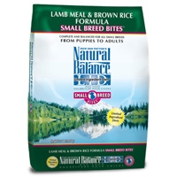 Natural Balance Lamb & Brown Rice Formula Small Breed Bites, 12.5 Lb  