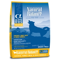 Natural Balance Alpha Dog Chicken/Duck/Turkey 12.5#