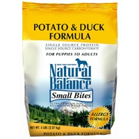 Natural Balance Limited Ingredient Diet Duck & Potato Small Bite Dry Dog Food 6/5 lb.