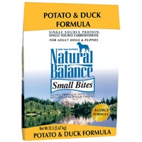 Natural Balance Limited Ingredient Diet Duck & Potato Small Bite Dry Dog Food 12.5 lb.