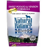 Natural Balance Limited Ingredient Diet Venison & Sweet Potato Dry Dog Food 5 lb.