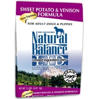 Natural Balance Limited Ingredient Diet Venison & Sweet Potato Dry Dog Food 15 lb. 