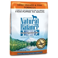 Natural Balance Limited Ingredient Diet Fish & Sweet Potato Dry Dog Food 28 lb. 