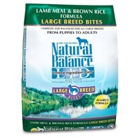 Natural Balance Limited Ingredient Diets Lamb & Brown Rice Large Breed Bites Dry Dog Food 15 lb. 