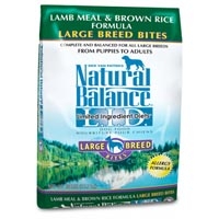 Natural Balance Limited Ingredient Diets Lamb & Brown Rice Large Breed Bites Dry Dog Food 28 lb. 