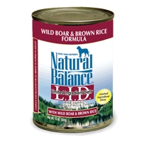 Natural Balance LID Boar & Rice Dog Can 12/13oz  