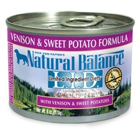 Natural Balance Limited Ingredient Diets Venison & Sweet Potato Canned Dog Food 12/6 oz. 