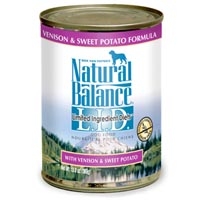 Natural Balance Limited Ingredient Diets Venison & Sweet Potato Canned Dog Food 13 oz.