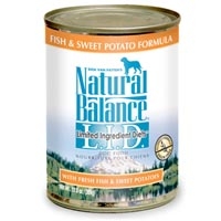 Natural Balance Limited Ingredient Diets Fish & Sweet Potato Canned Dog Food 