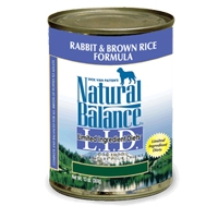 Natural Balance LID Rabbit & Rice Dog Can 12/13oz  
