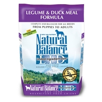 Natural Balance LID Legume & Duck Dry Dog 4/5Lb 