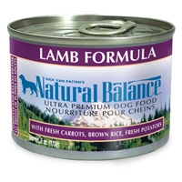 Natural Balance Lamb & Rice Can Dog 12/6 oz.