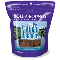 Natural Balance Roll-A-Rounds Lamb & Rice 12/8 oz.