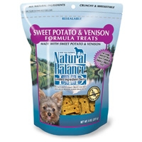 Natural Balance Limited Ingredient Diets Venison & Sweet Potato Small Breed Treats 12/8 oz.