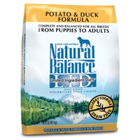 Natural Balance Potato & Duck Dry Dog, 15 Lb  