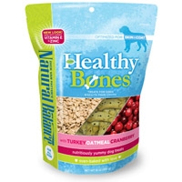Natural Balance Healthy Bones Turkey, Oatmeal, Cranberry Treats 12/16 oz. Case  
