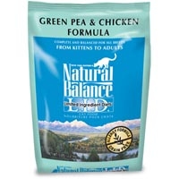 Natural Balance Limited Ingredient Diets Green Pea & Chicken Dry Cat Food 6/5 lb.