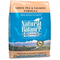 Natural Balance Limited Ingredient Diets Green Pea & Salmon Dry Cat Food 10 lb. 