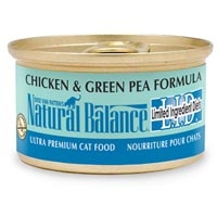 Natural Balance Limited Ingredient Diets Chicken & Green Pea Canned Cat Food 