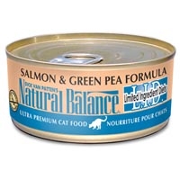 Natural Balance Limited Ingredient Diets Salmon & Green Pea Canned Cat Food 24/6 oz. 