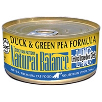 Natural Balance Limited Ingredient Diets Green Pea & Duck Canned Cat Food 24/6 oz. 