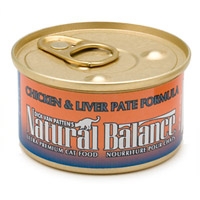 Natural Balance Chicken & Liver Canned Cat Food 24/6 oz. 