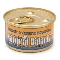 Natural Balance Turkey & Giblets Can Cat 24/3 oz. and 24/6 oz.