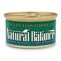 Natural Balance Ocean Fish Can Cat Food 24/3 oz. and 24/6 oz.