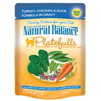 Natural Balance Platefulls Turkey, Chicken & Duck Formula in Gravy 3 Oz