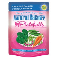 Natural Balance Platefulls Chicken & Salmon Formula in Gravy, 24/3 Oz  