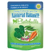 Natural Balance Platefulls Chicken & Giblets Formula in Gravy