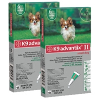 Advantix II Small Dog Green 2 Pack
