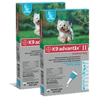 Advantix II Medium Dog Teal 2 Pack