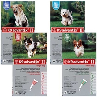 Advantix II Green Small Dog 4 Month Supply, 1-10 Lbs
