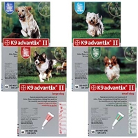 Advantix II Teal Medium Dog 6 Month Supply, 11-20 Lbs