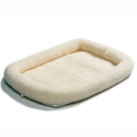 Midwest QuietTime Pet Bed - Synthetic Sheepskin - Model #40222