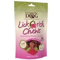 Exclusively Pets Lick O Rish Chews - Strawberry Flavor  