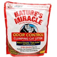 Nature's Miracle Odor Control Clump Litter 4/10 lbs  