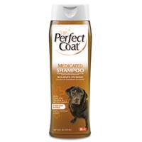 8in1 Perfect Coat Medicated Shampoo 16 oz.