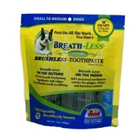 Ark Naturals Breath-less Chewable Brushless Toothpaste Small/Medium 12Ct