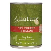 By Nature Natural 95% Turkey/Bacon Dog, 12/13.2 Oz